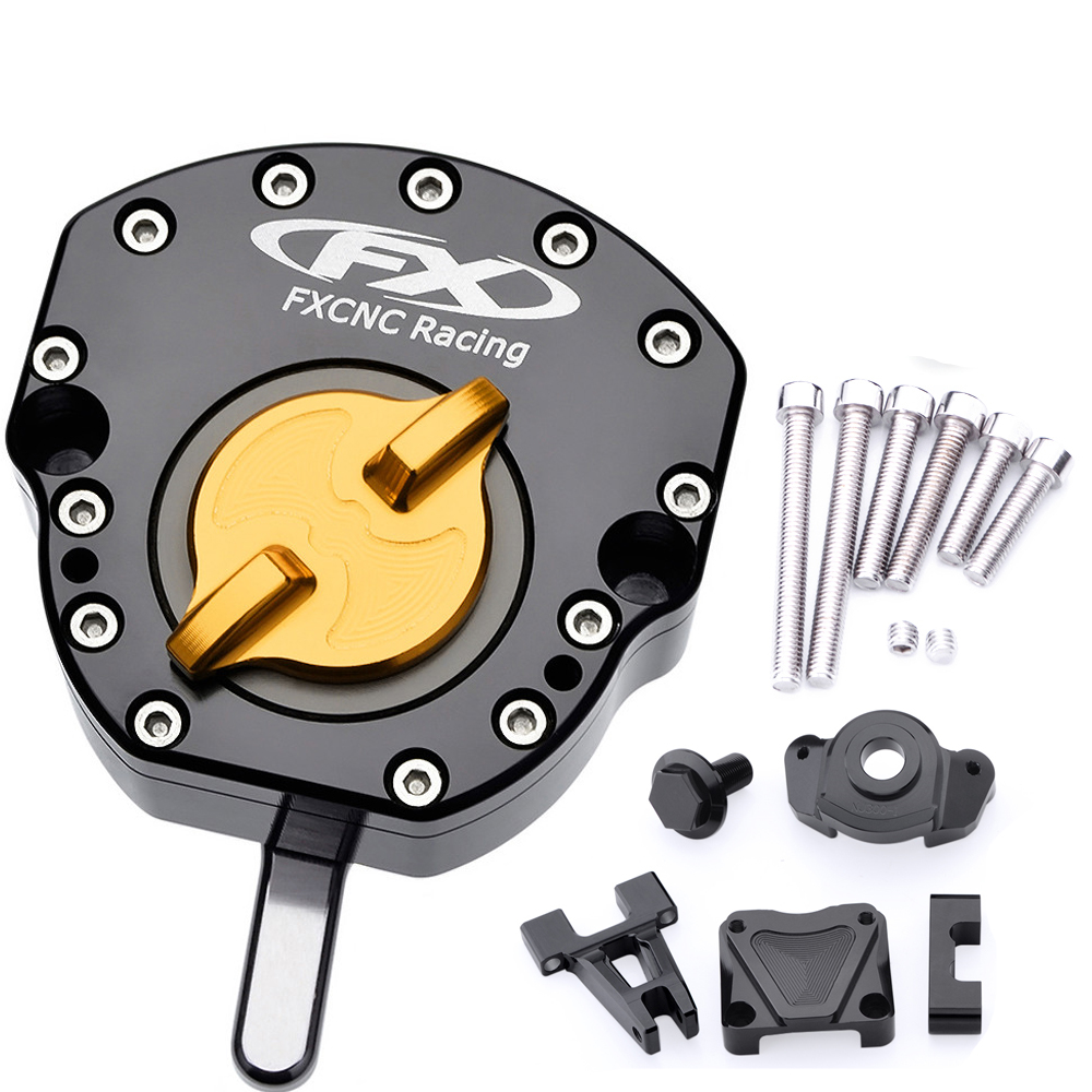 Steering Damper Stabilizer Kit Cnc - Penstabil kemudi sepeda motor Kawasaki Ninja,
