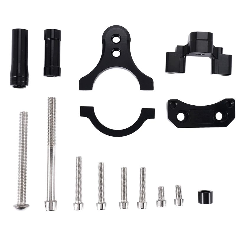 Steering Damper Stabilizer Kit Cnc - Kit Penyangga Peredam Kemudi Sepeda Motor